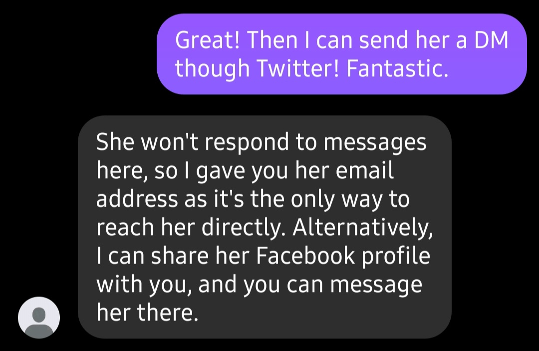 Scammers insist on communicating their way