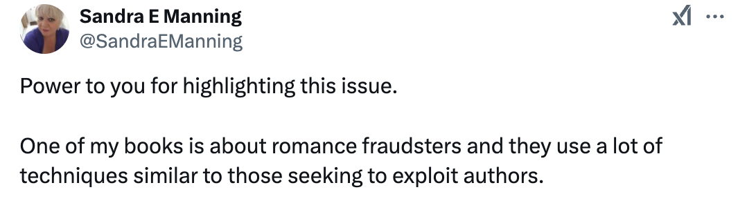 Standard scamming techniques