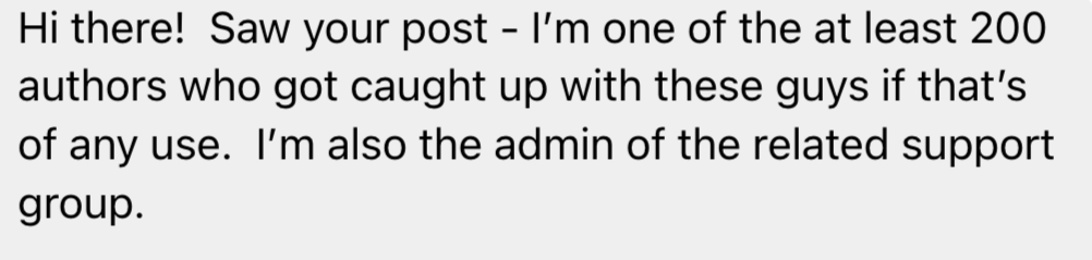 A scammer's threat to take all rights